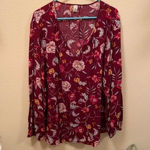 Old Navy Floral Blouse